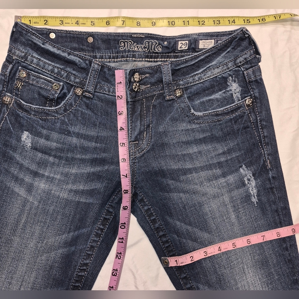 Miss Me Bootcut Jeans Size 29X 35 - Never Worn - Picture 6 of 10